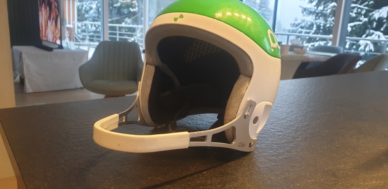 Závodní helma POC-limitovaná edice BODE MILLER - Bone Shell 2.0 velikost XS/S