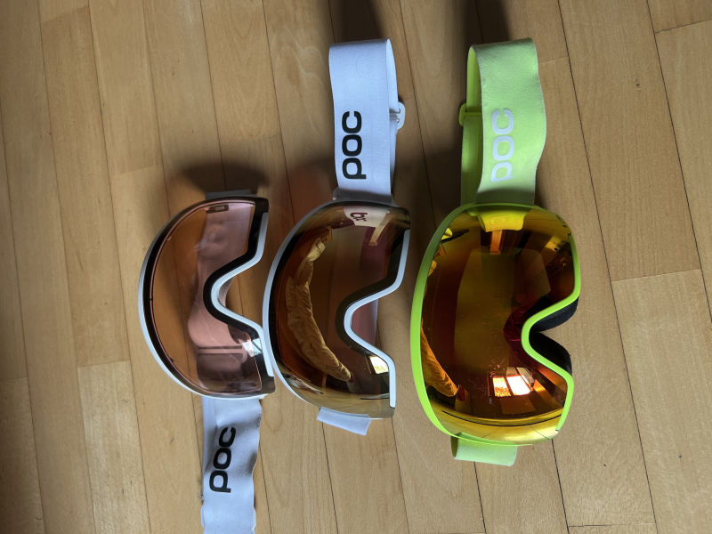 Prodám lyž. brýle značky POC model ORB + dvoje náhradní skla