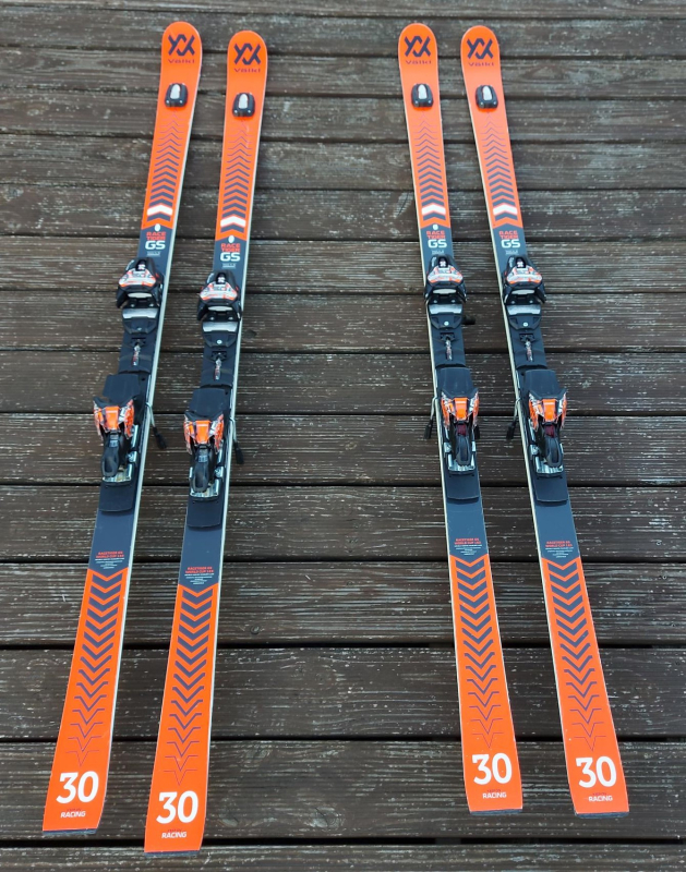 2X Lyže Völkl Race Tiger GS 183 / 30+Marker X comp 16