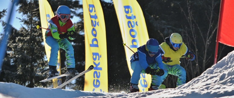Mladé naděje českého skicrossu na Klínovci