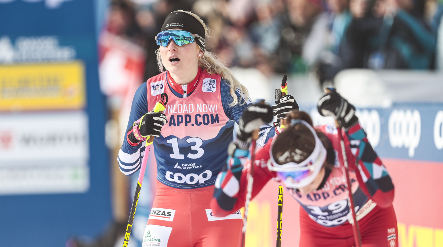 Kateřina Janatová v páté etapě Tour de Ski vybojovala osobní maximum, ve stíhačce dojela desátá