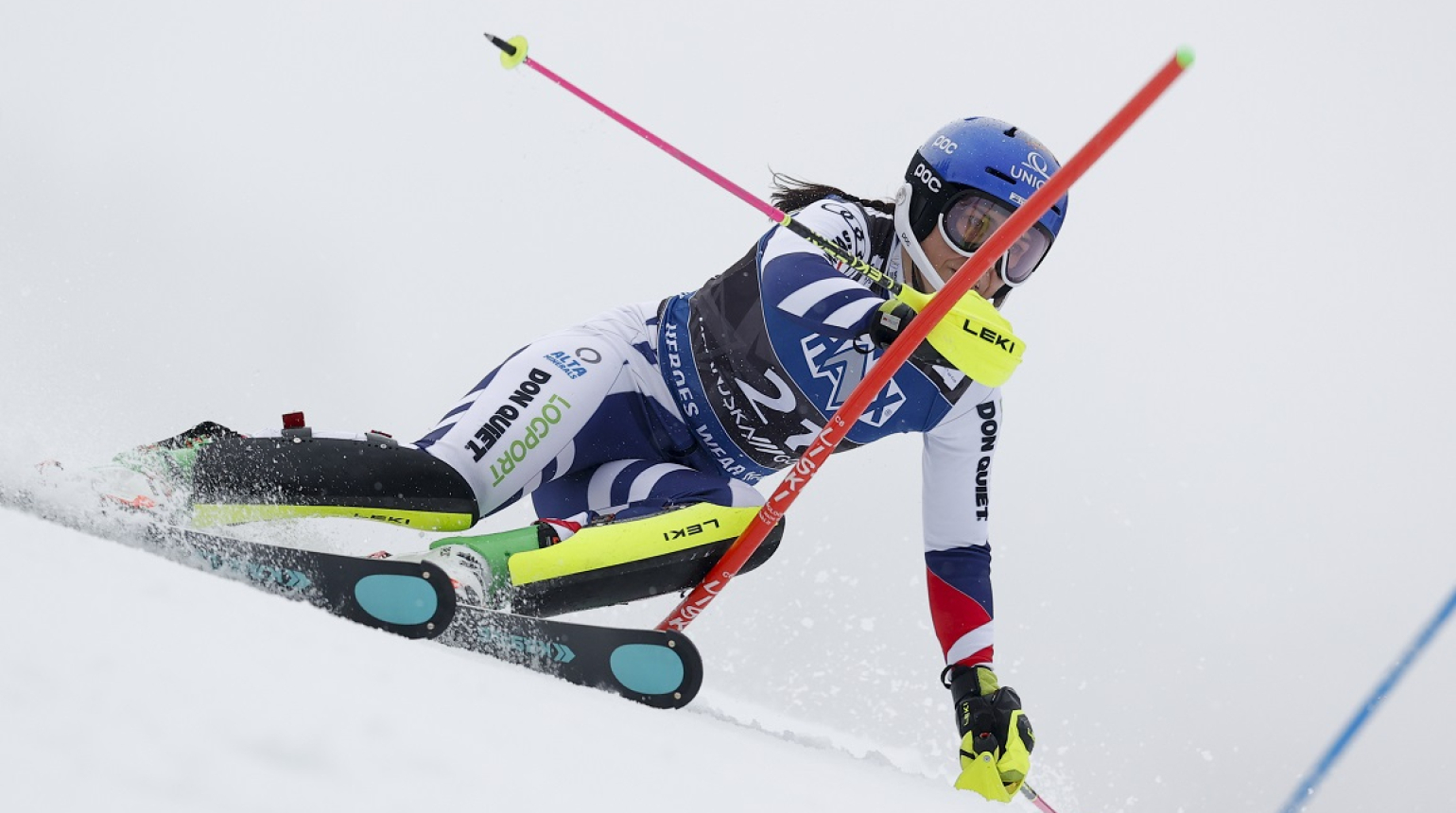 Dubovská ve slalomu v Kranjské Goře zaznamenala třetí nejlepší výsledek sezony
