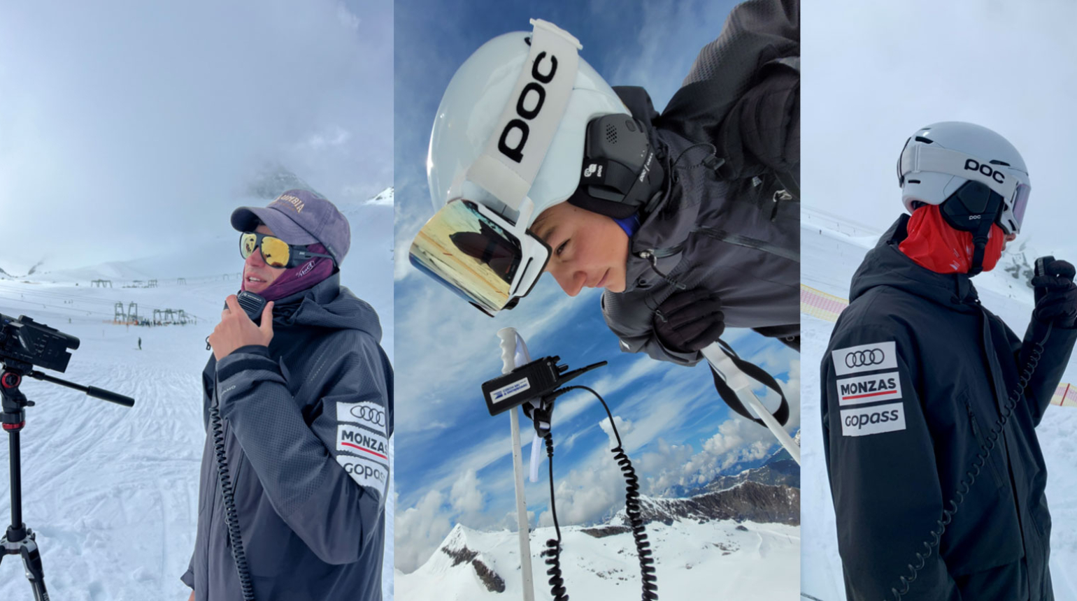 Česká reprezentace ve freestyle lyžování využívá vysílačky Motorola