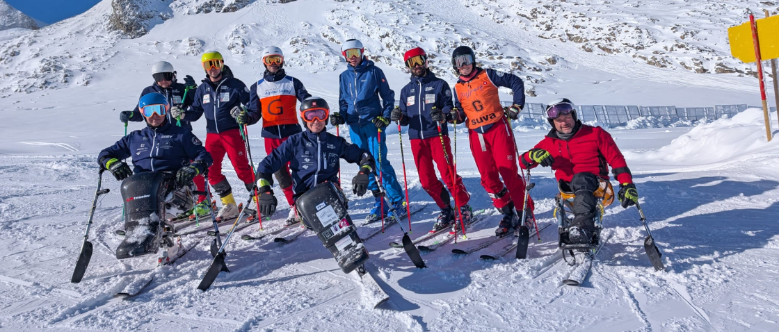 Reprezentanti PARA ALPINE vyrazili na první kemp na rakouský ledovec Hintertux