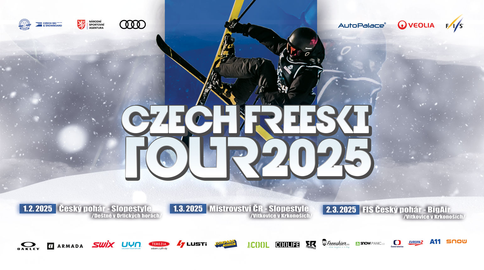 Czech Freeski Tour čekají tři jarní zastávky