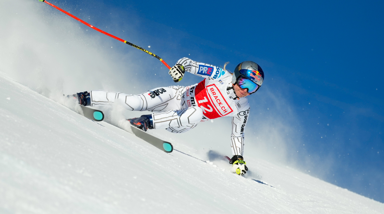 Ester Ledecká v SuperG ve Svatém Mořici sedmá, bodoval i Zabystřan ve Val Gardeně