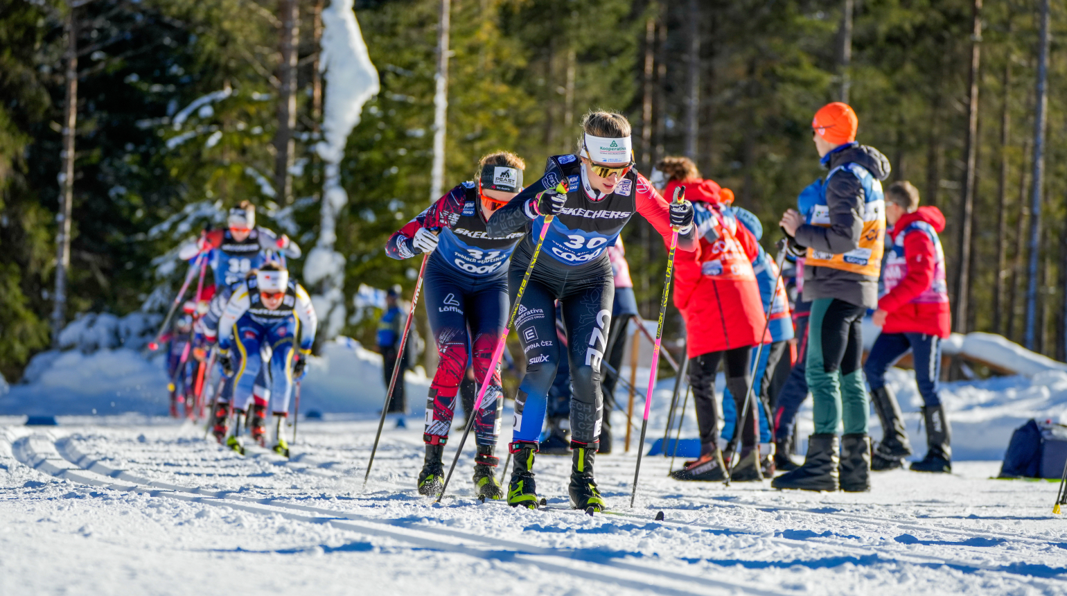 V Toblachu se uskutečnily novoroční stíhací závody v rámci Tour de Ski