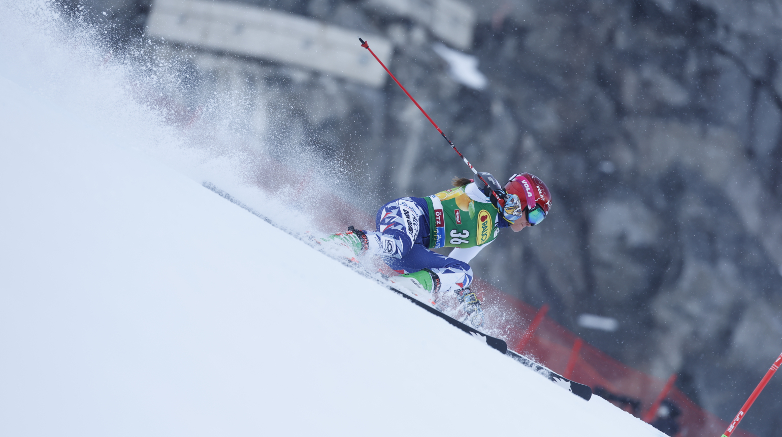 Adriana Jelínková v obřím slalomu v Kranjske Goře nebodovala