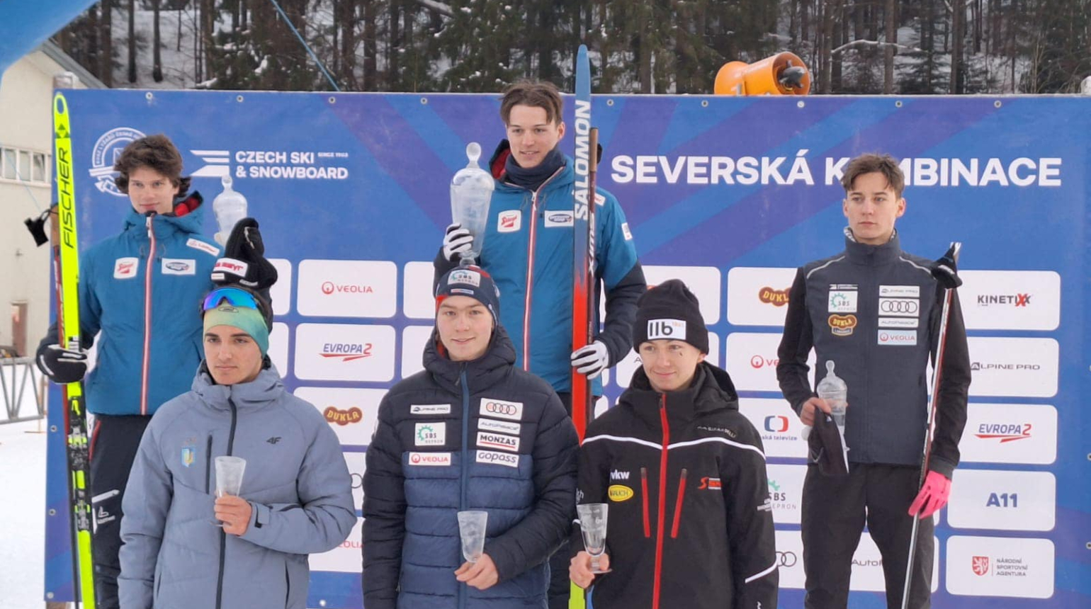 V Harrachově se uskutečnil Youth Cup sdruženářů. Češi slaví tři umístění na stupních